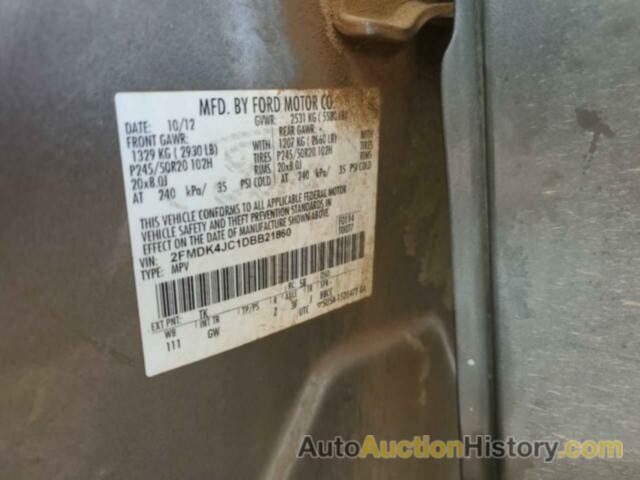 FORD EDGE SEL, 2FMDK4JC1DBB21860