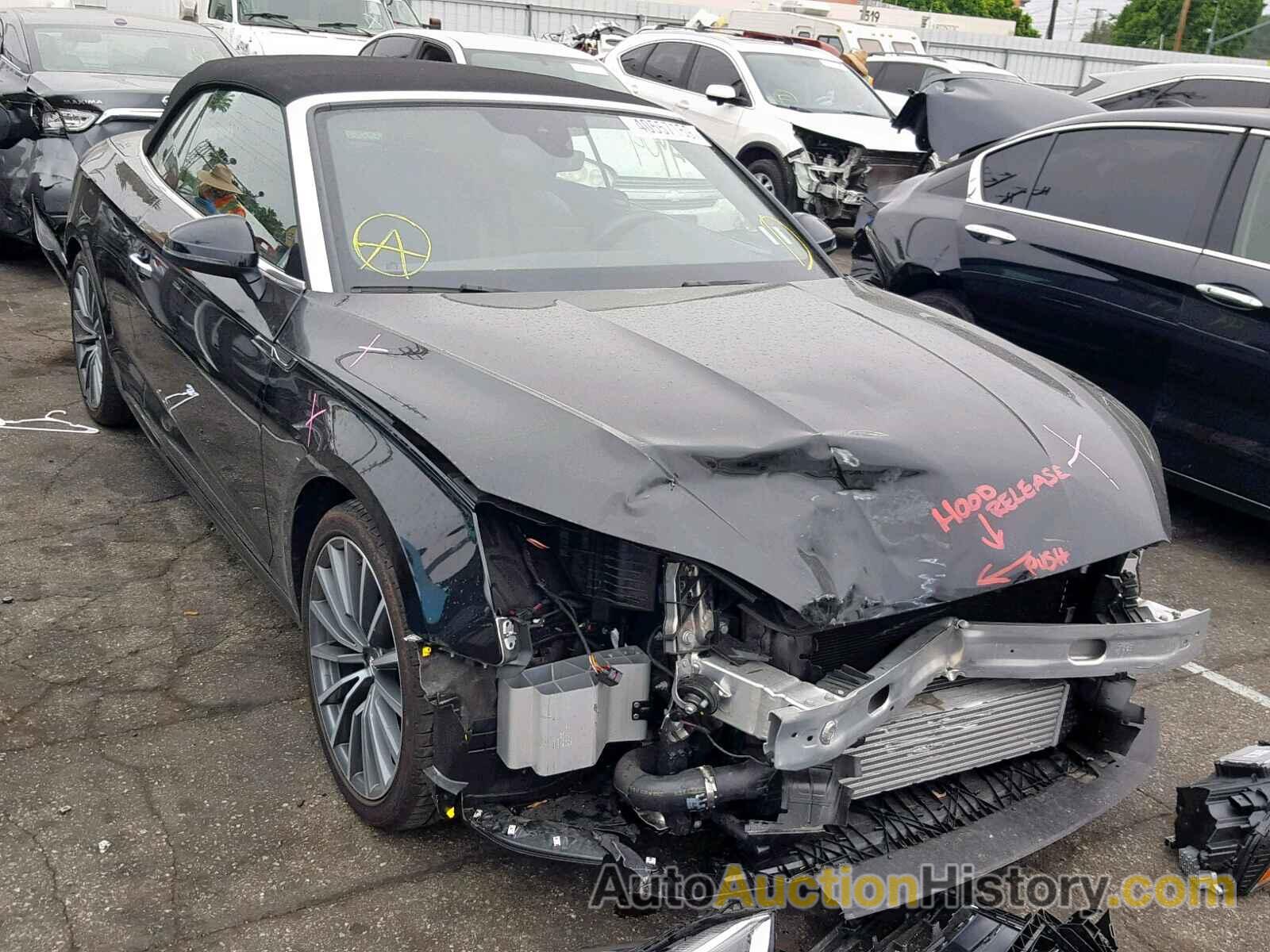 2018 AUDI A5 PREMIUM PLUS, WAUYNGF5XJN016675