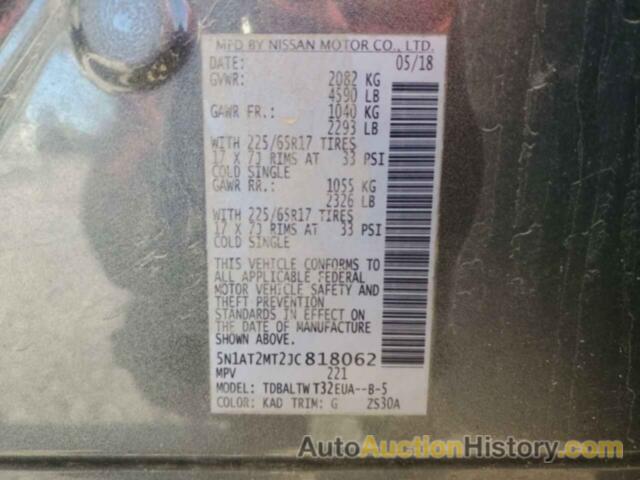 NISSAN ROGUE S, 5N1AT2MT2JC818062