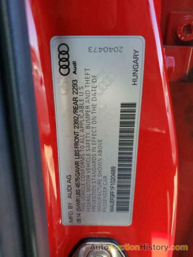 AUDI A3 PREMIUM PLUS, WAUEFGFF1F1020489