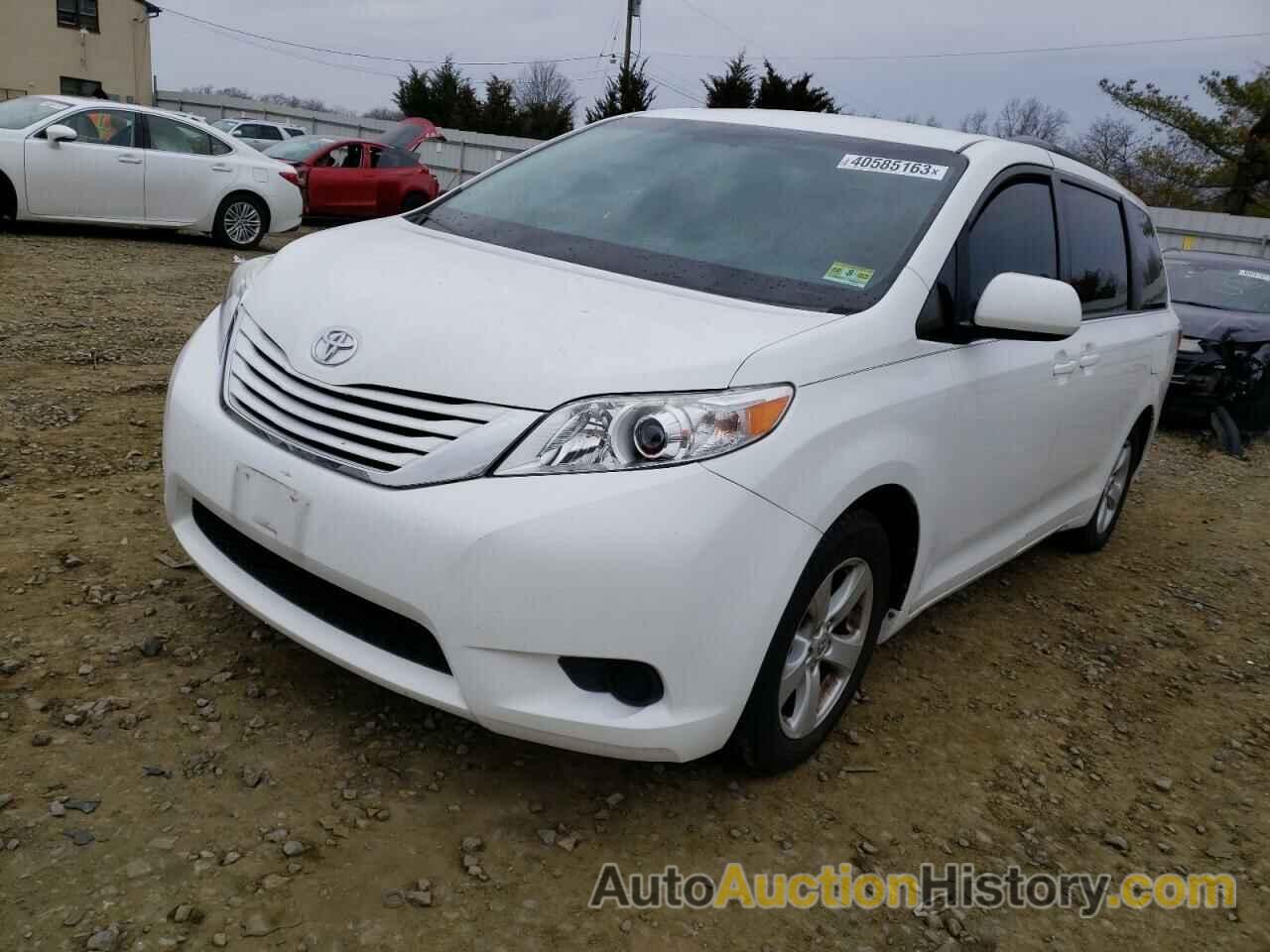 2016 TOYOTA SIENNA LE, 5TDKK3DC5GS764782