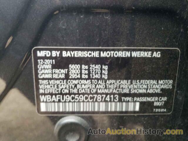 BMW 5 SERIES XI, WBAFU9C59CC787413