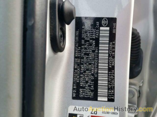 TOYOTA CAMRY HYBRID, 4T1BD1FK5EU117841