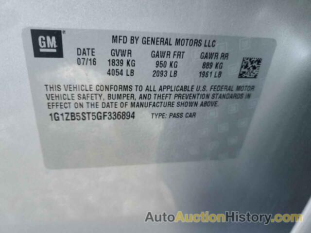 CHEVROLET MALIBU LS, 1G1ZB5ST5GF336894