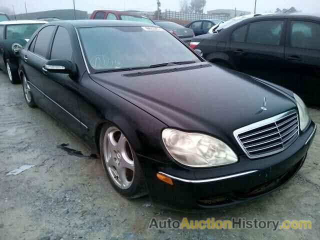 2005 MERCEDES-BENZ S500 4MATI, WDBNG84J25A456052