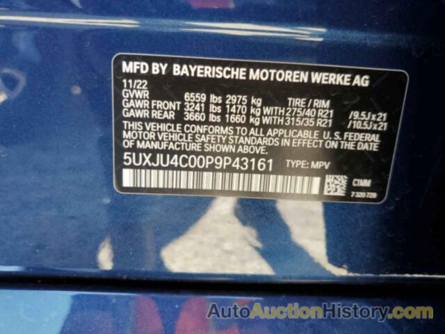 BMW X5 M50I, 5UXJU4C00P9P43161