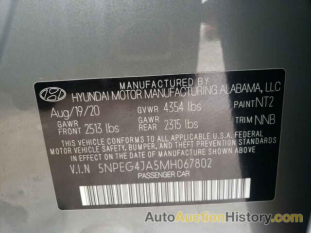 HYUNDAI SONATA SE, 5NPEG4JA5MH067802