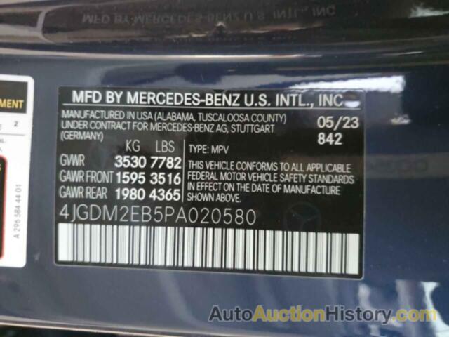 MERCEDES-BENZ EQS SUV 45 450 4MATIC, 4JGDM2EB5PA020580