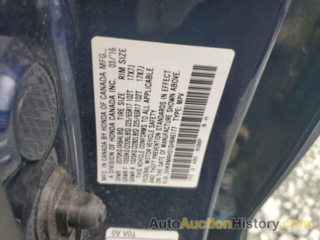 HONDA CRV EX, 2HKRM4H51GH646177