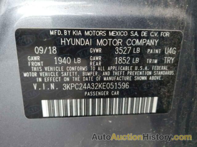 HYUNDAI ACCENT SE, 3KPC24A32KE051596