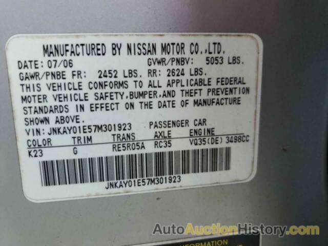 INFINITI M35 BASE, JNKAY01E57M301923