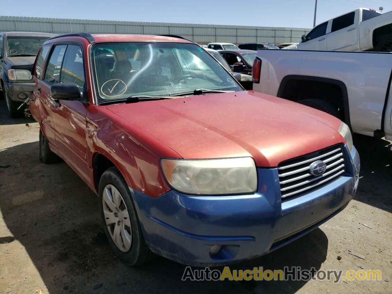 2008 SUBARU FORESTER 2.5X, JF1SG63608H717525