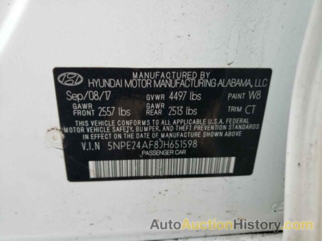 HYUNDAI SONATA SE, 5NPE24AF8JH651598