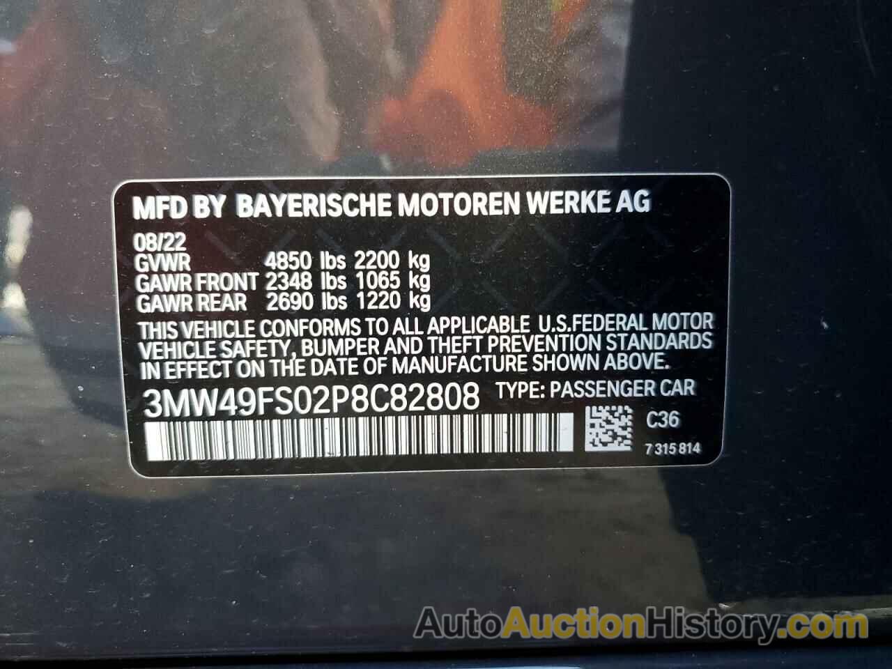 BMW M3, 3MW49FS02P8C82808