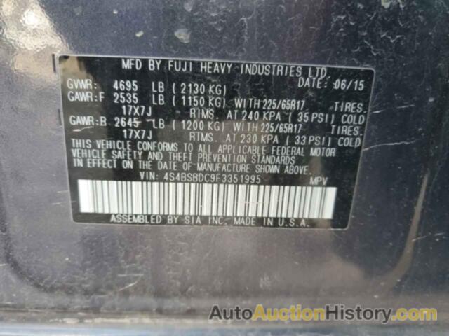 SUBARU OUTBACK 2.5I PREMIUM, 4S4BSBDC9F3351995