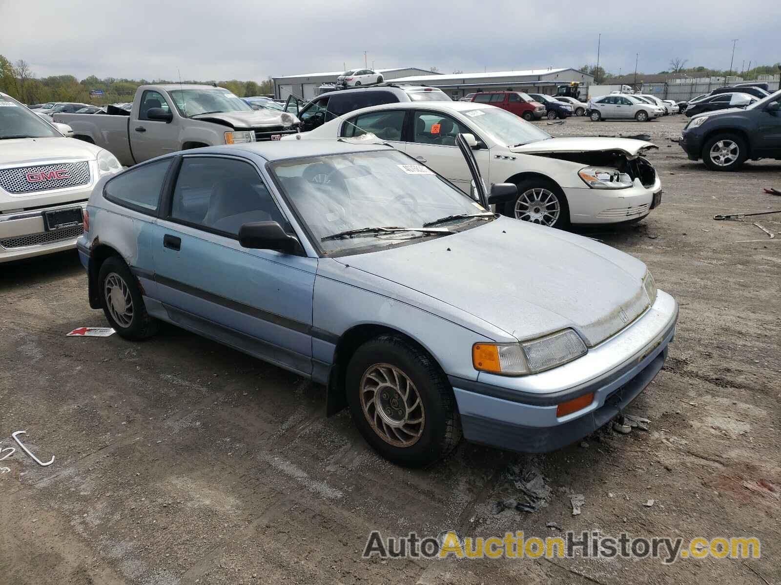 1988 HONDA CRX CRX DX, JHMED8355JS003819