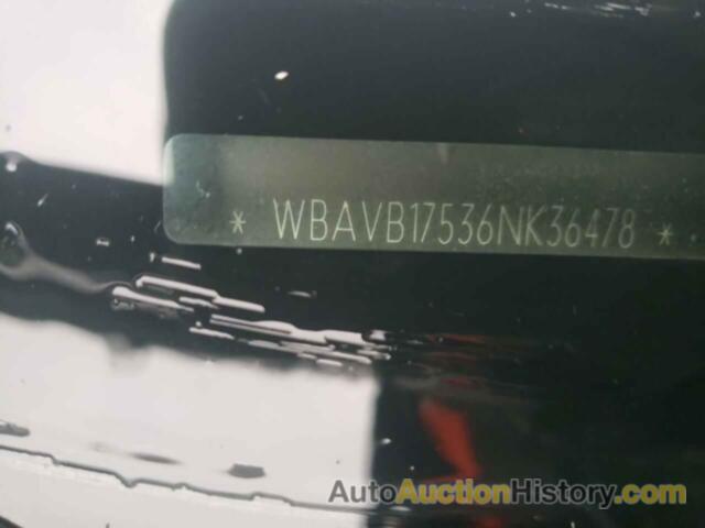 BMW 3 SERIES I AUTOMATIC, WBAVB17536NK36478
