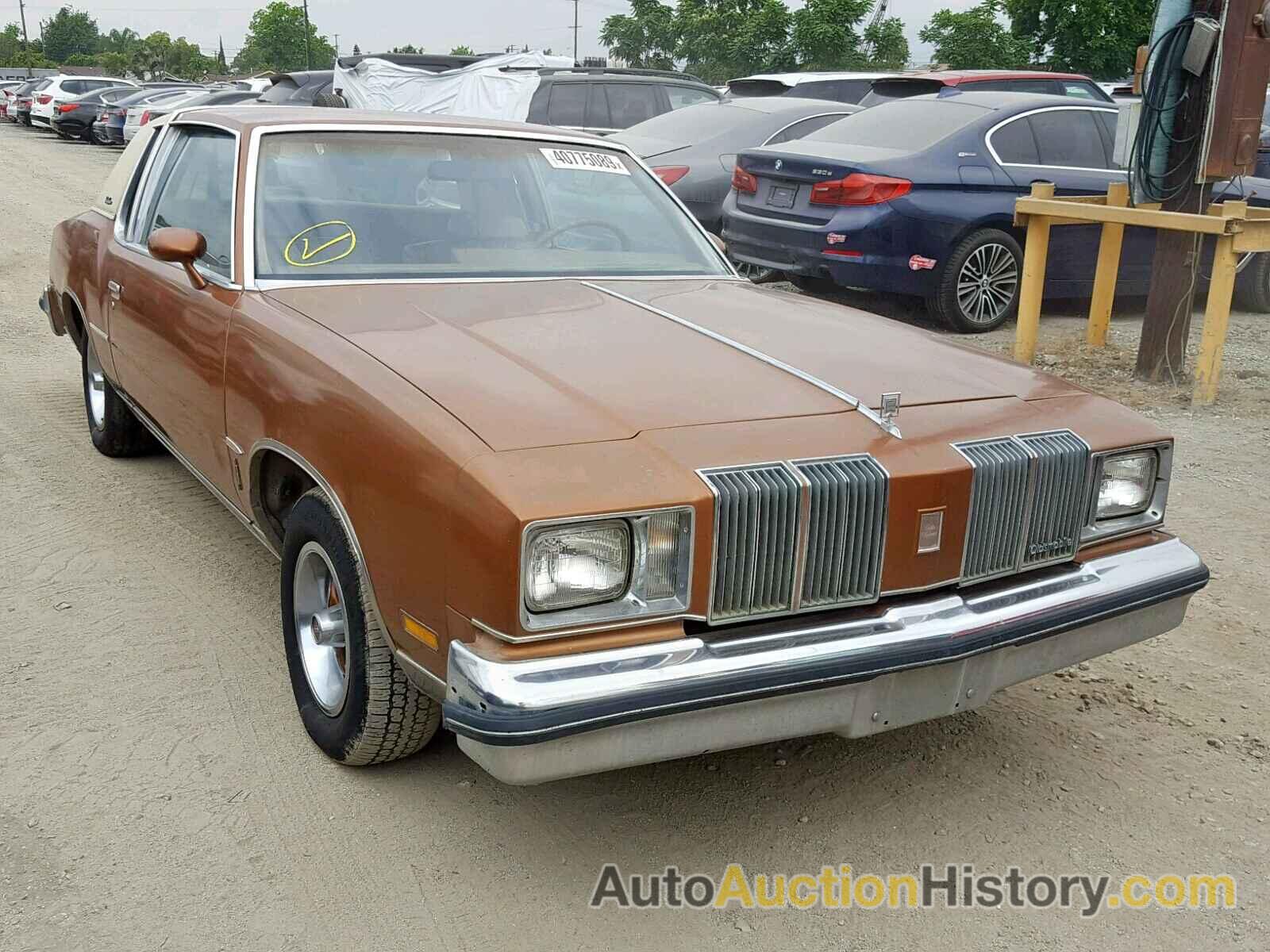 1979 OLDSMOBILE CUTLASS, 3R47P9R476978