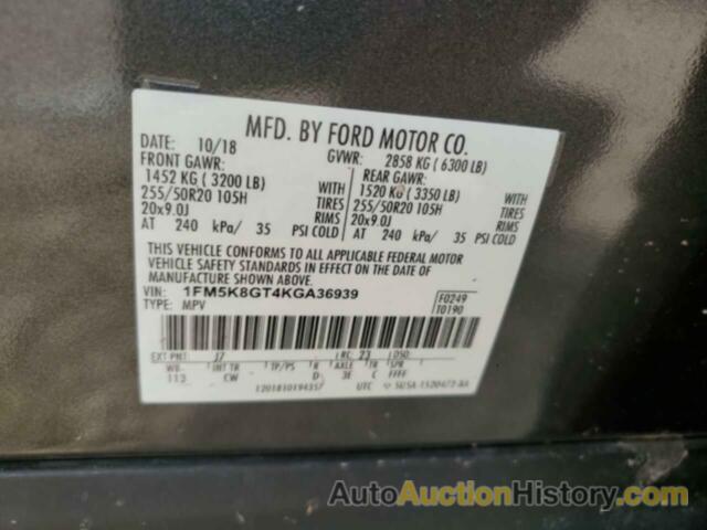 FORD EXPLORER SPORT, 1FM5K8GT4KGA36939