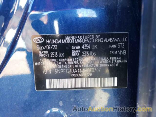 HYUNDAI SONATA SE, 5NPEG4JA4MH070707