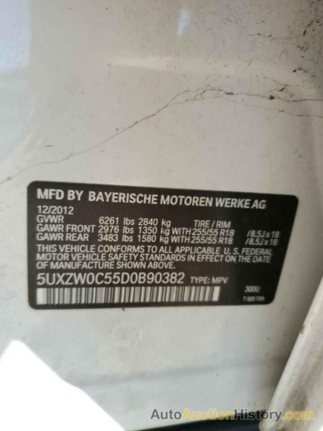 BMW X5 XDRIVE35D, 5UXZW0C55D0B90382