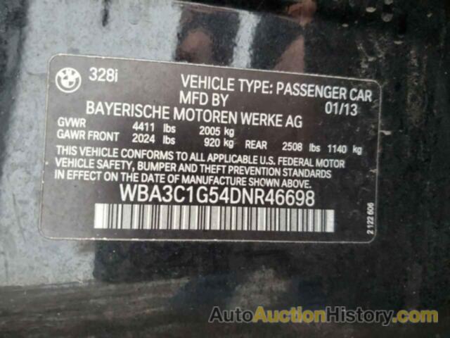 BMW 3 SERIES I SULEV, WBA3C1G54DNR46698