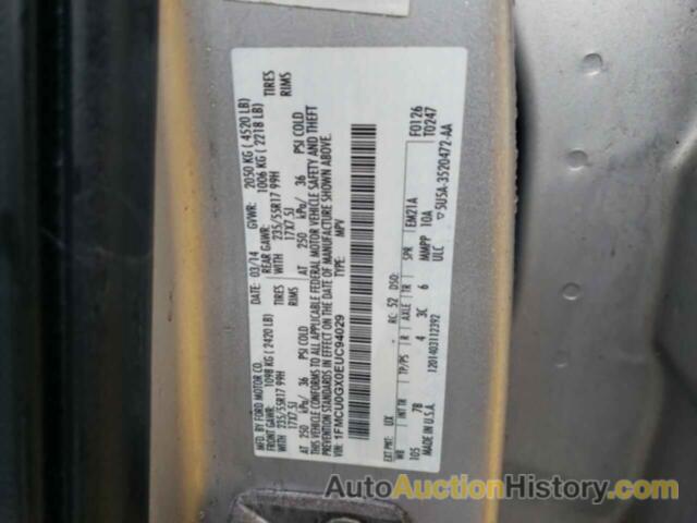 FORD ESCAPE SE, 1FMCU0GX0EUC94029