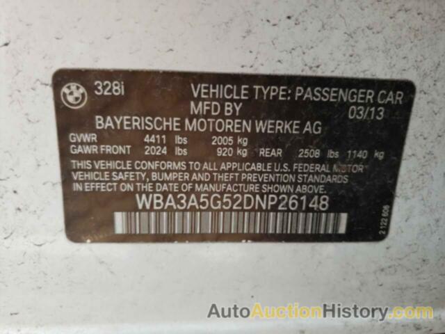 BMW 3 SERIES I, WBA3A5G52DNP26148