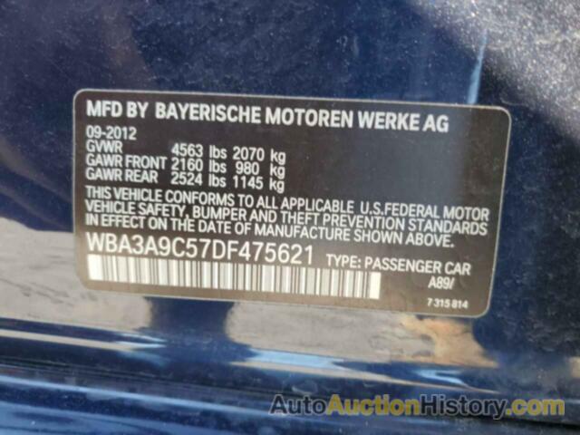 BMW 3 SERIES I, WBA3A9C57DF475621