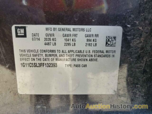 CHEVROLET MALIBU 1LT, 1G11C5SL3FF132393