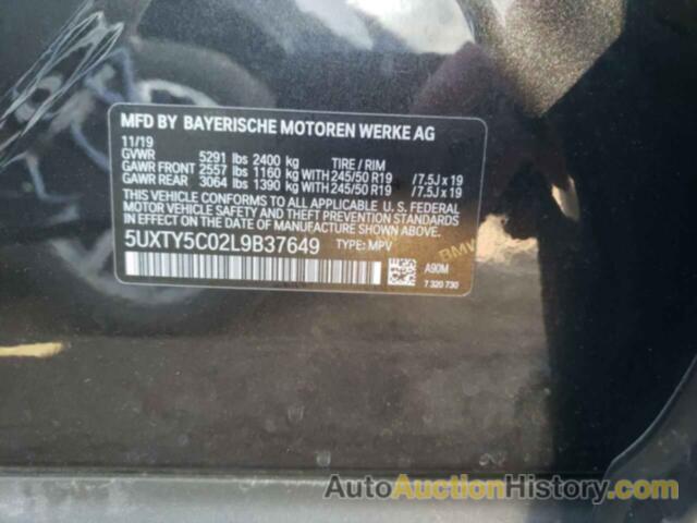 BMW X3 XDRIVE30I, 5UXTY5C02L9B37649