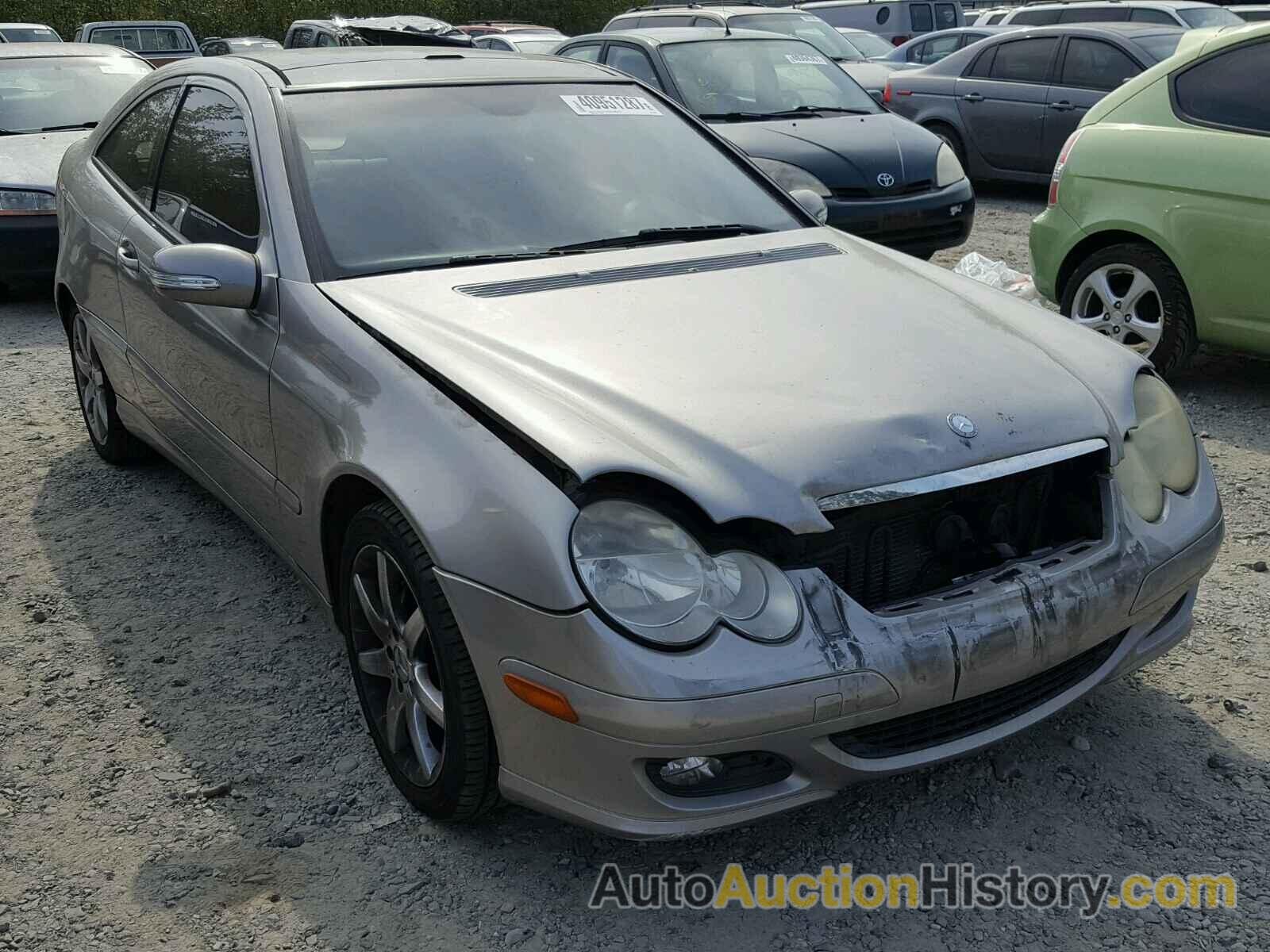 2005 MERCEDES-BENZ C 230K SPORT COUPE, WDBRN40J25A666754