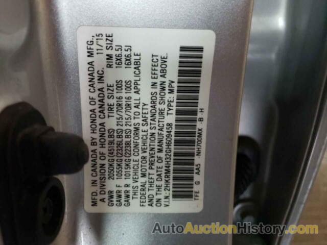 HONDA CRV LX, 2HKRM4H32GH609458