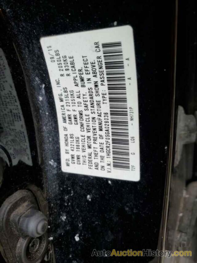 HONDA ACCORD EX, 1HGCR2F05GA029036