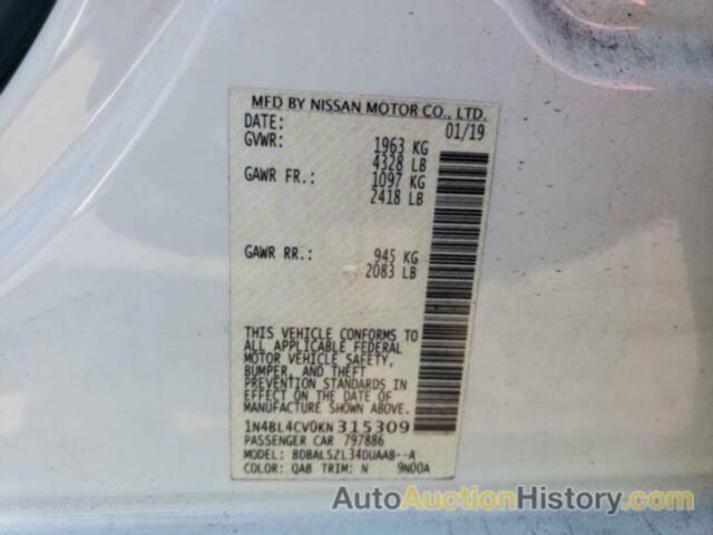 NISSAN ALTIMA SR, 1N4BL4CV0KN315309