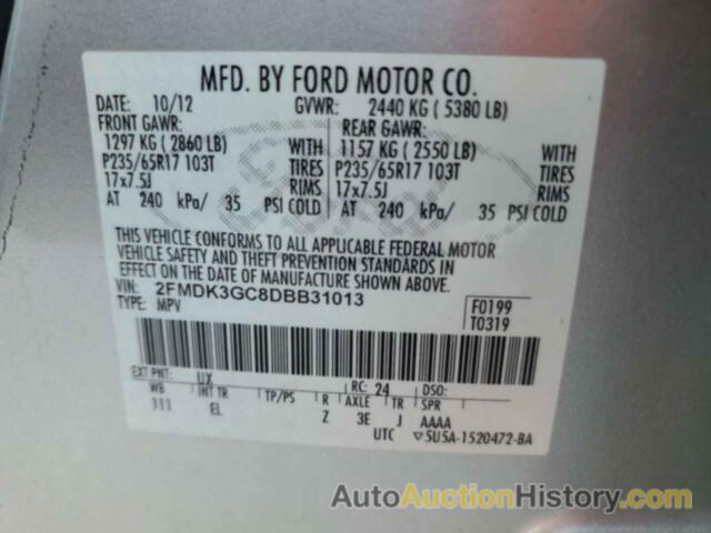 FORD EDGE SE, 2FMDK3GC8DBB31013