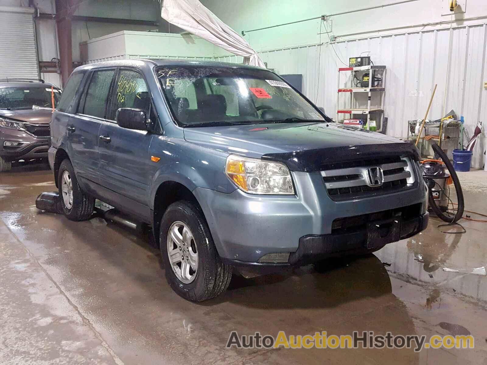 2006 HONDA PILOT LX, 2HKYF18176H523046