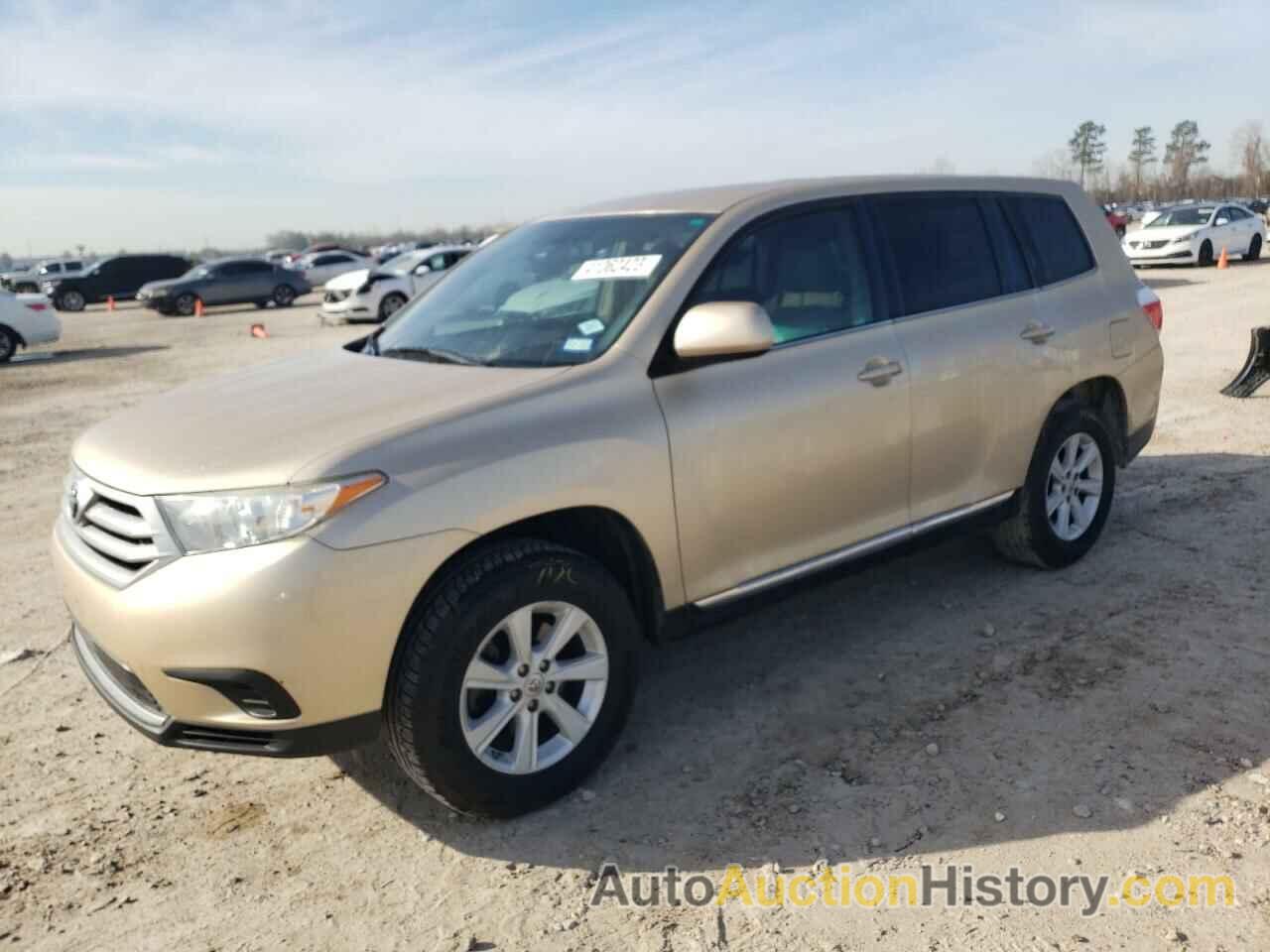 2013 TOYOTA HIGHLANDER BASE, 5TDZA3EH4DS039889