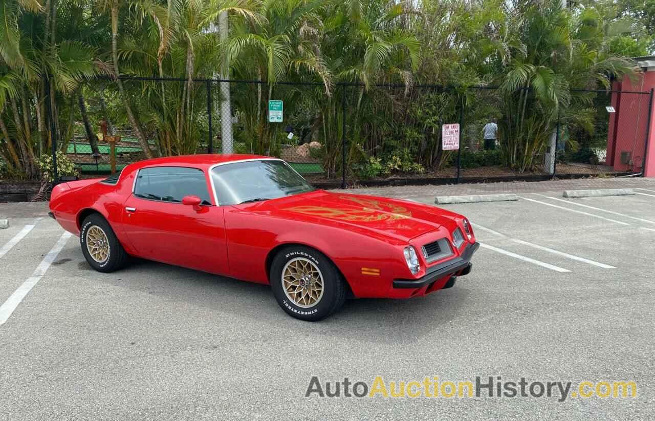 1975 PONTIAC FIREBIRD, 2T87E5N520738