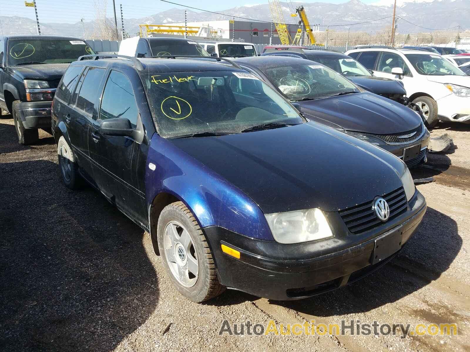 2001 VOLKSWAGEN JETTA GLS, WVWSB61J31W569551