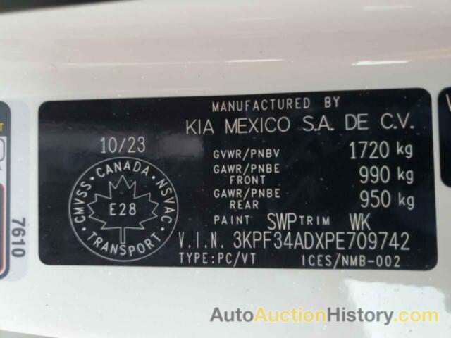 KIA FORTE EX, 3KPF34ADXPE709742