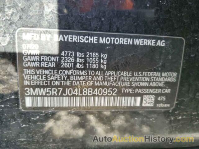 BMW 3 SERIES, 3MW5R7J04L8B40952