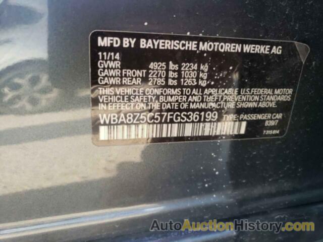 BMW 3 SERIES XIGT SULEV, WBA8Z5C57FGS36199