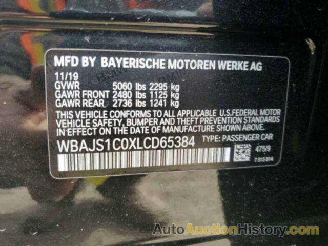BMW 5 SERIES I, WBAJS1C0XLCD65384