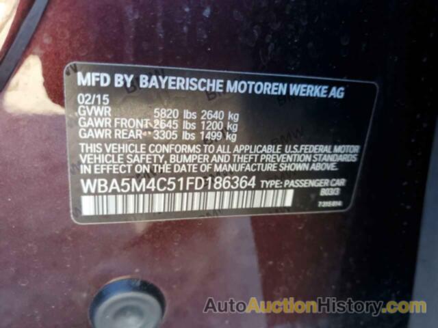 BMW 5 SERIES XIGT, WBA5M4C51FD186364