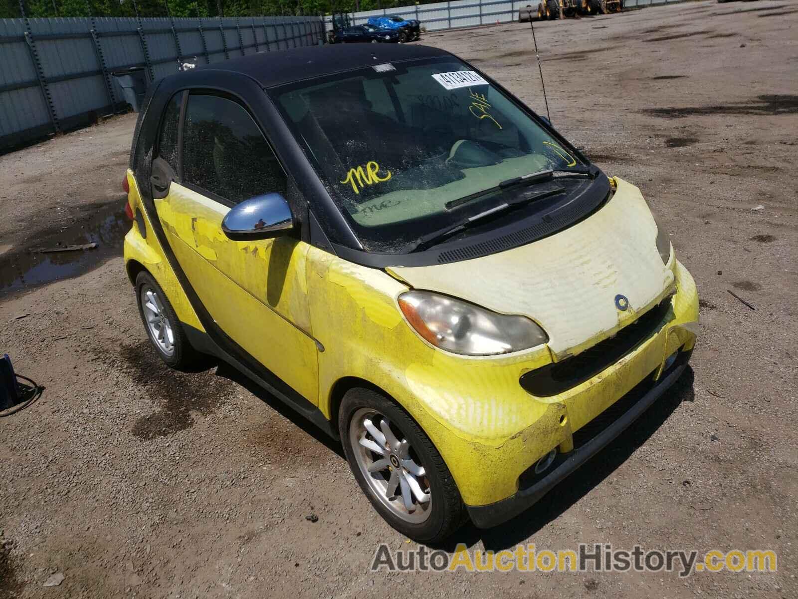 2008 SMART FORTWO PURE, WMEEJ31X18K190361