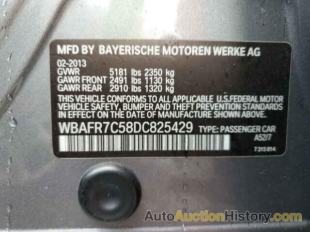 BMW 5 SERIES I, WBAFR7C58DC825429