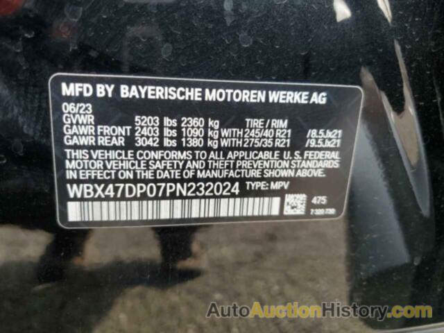 BMW X3 SDRIVE30I, WBX47DP07PN232024