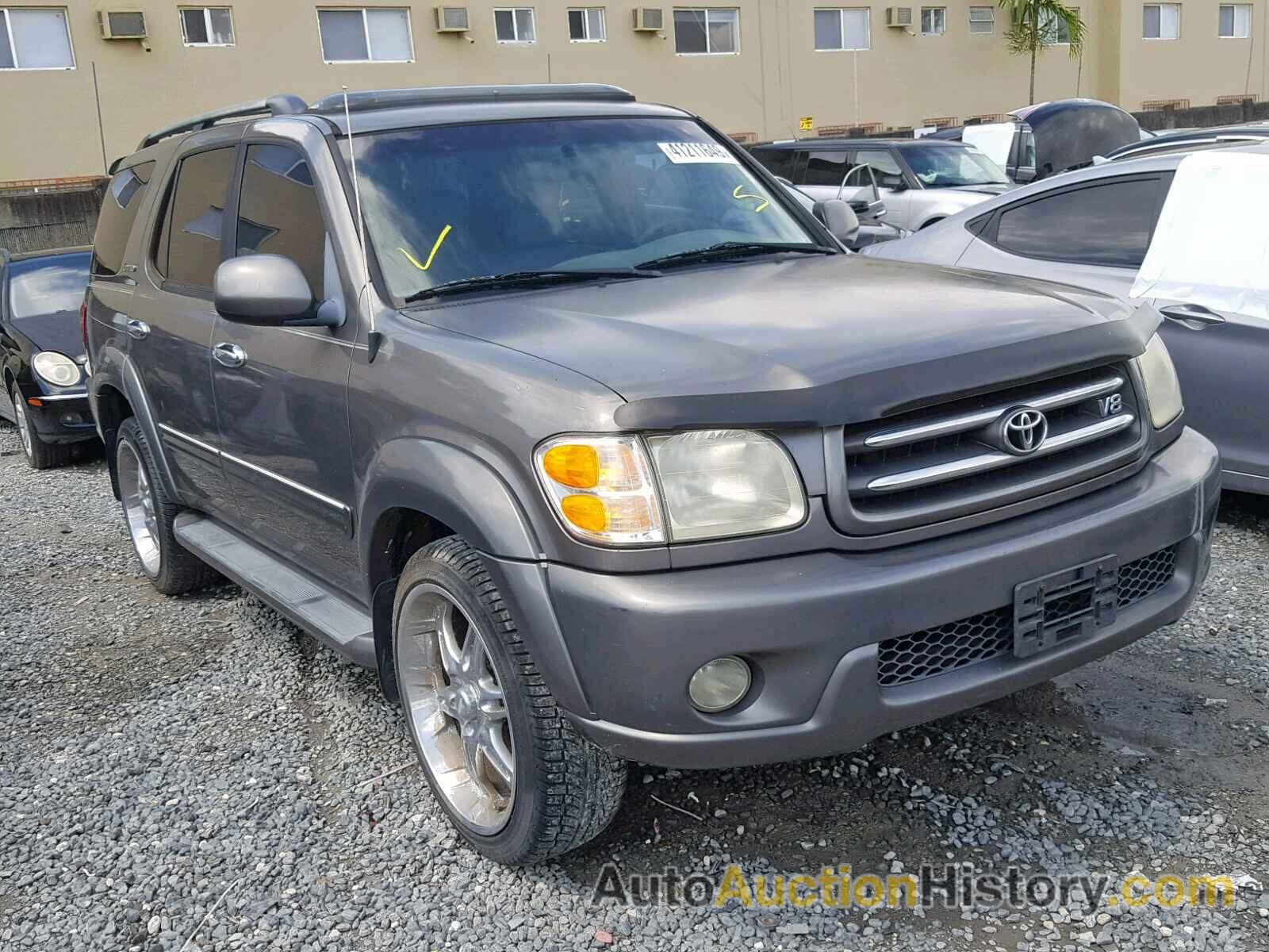 2004 TOYOTA SEQUOIA LIMITED, 5TDZT38A34S222242