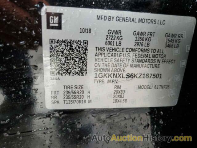 GMC ACADIA DEN DENALI, 1GKKNXLS6KZ167501